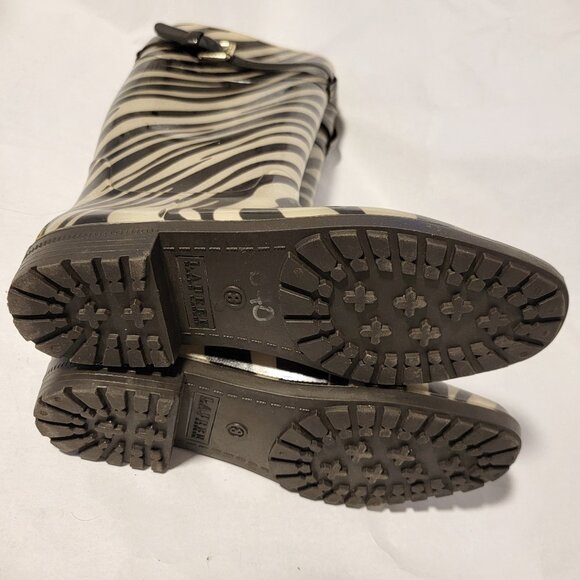 Lauren Ralph Lauren Zebra Rain Boots size 8 - Picture 5 of 5